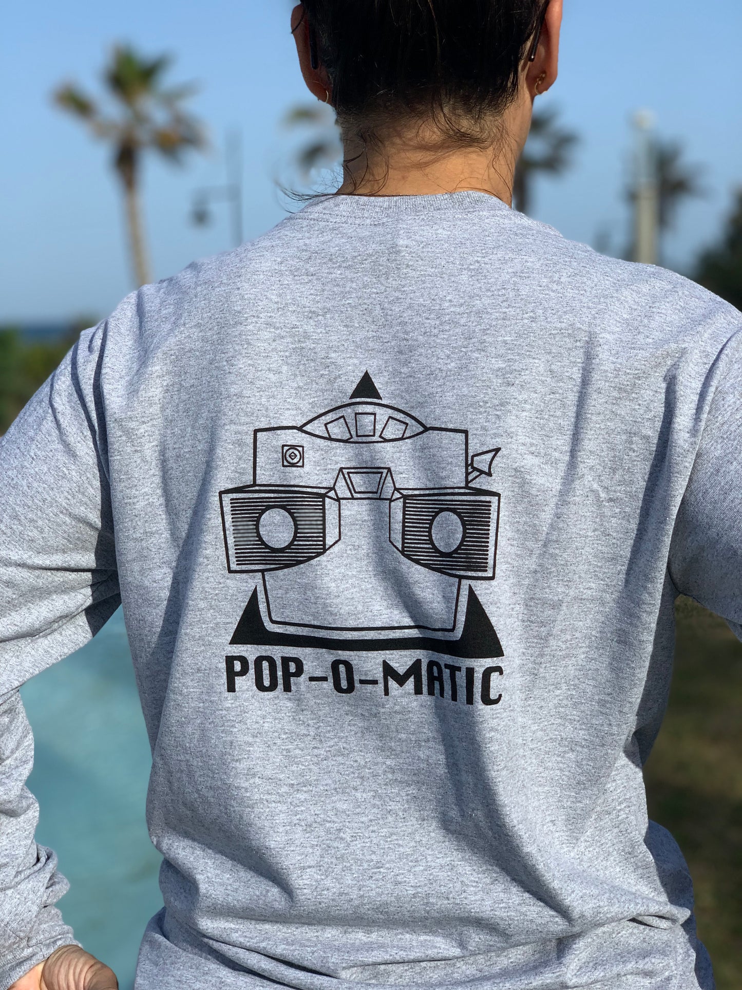 Viewmaster Longsleeve t-shirt Heather Grey