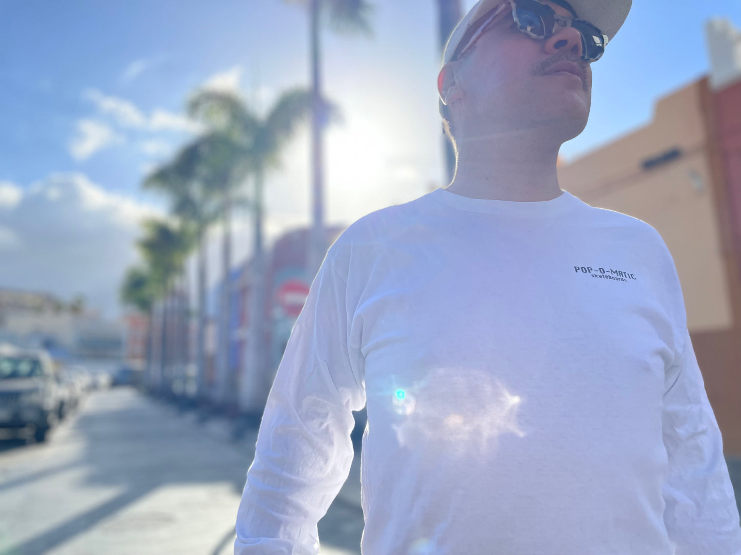 Viewmaster Longsleeve t-shirt white