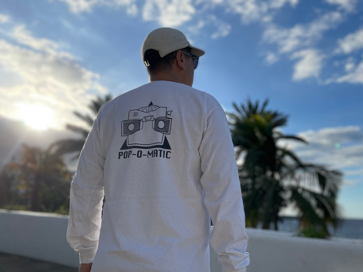 Viewmaster Longsleeve t-shirt white