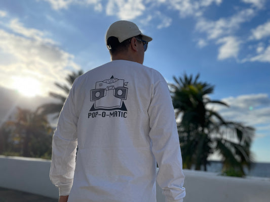 Viewmaster Longsleeve t-shirt white