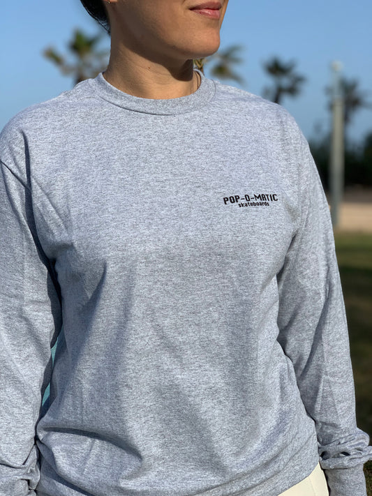 Viewmaster Longsleeve t-shirt Heather Grey