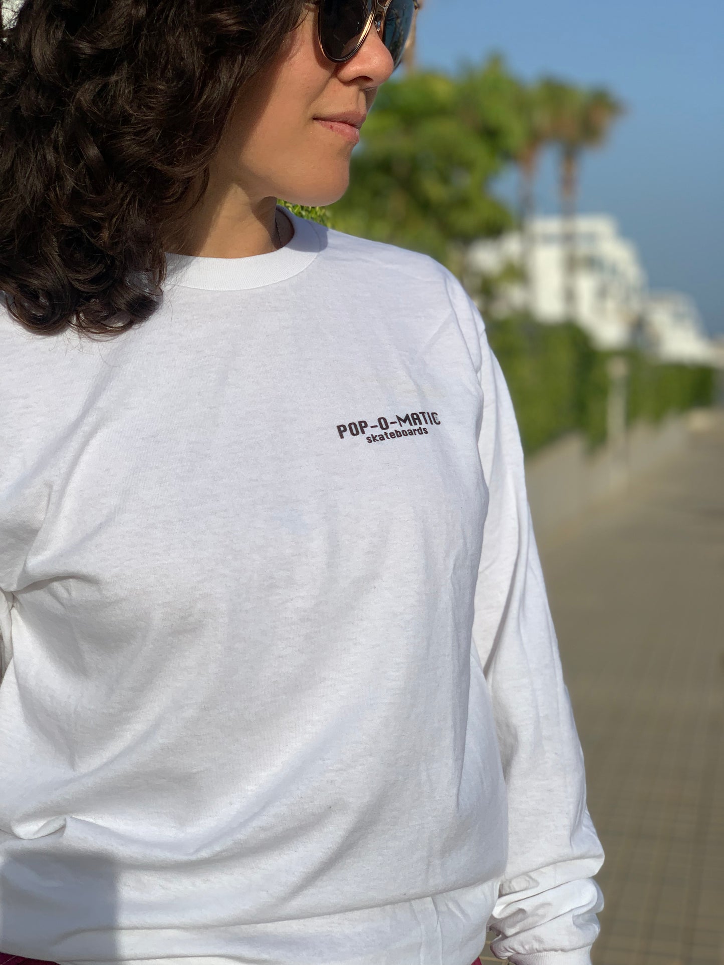 Viewmaster Longsleeve t-shirt white