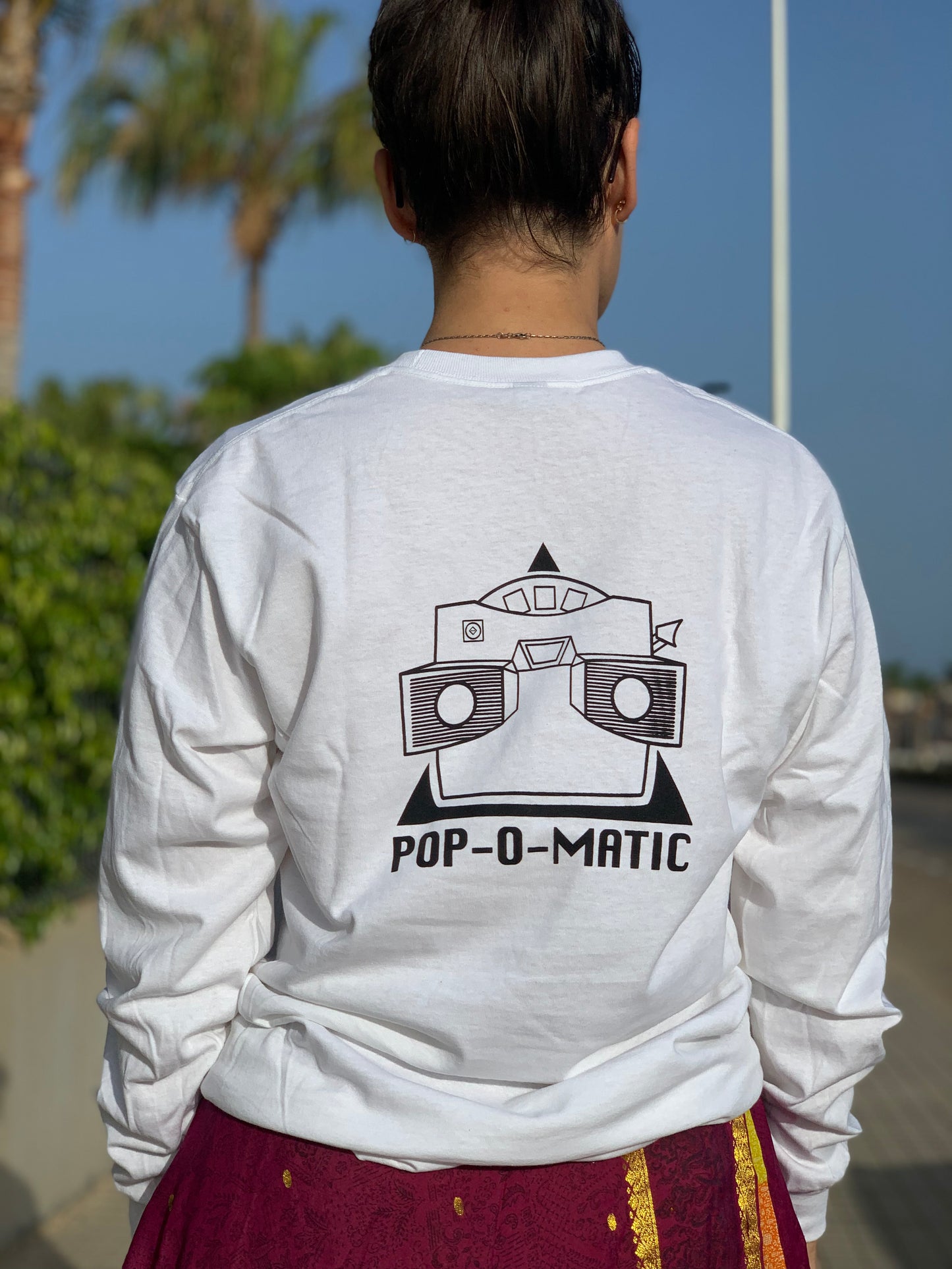 Viewmaster Longsleeve t-shirt white